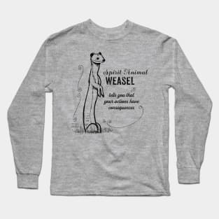 Spirit animal - Weasel Long Sleeve T-Shirt